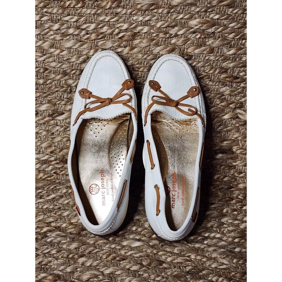 MARC JOSEPH NEW YORK Cypress Hill Womens 6.5 Leather White Golf Shoes MSRP $165 - Picture 10 of 13